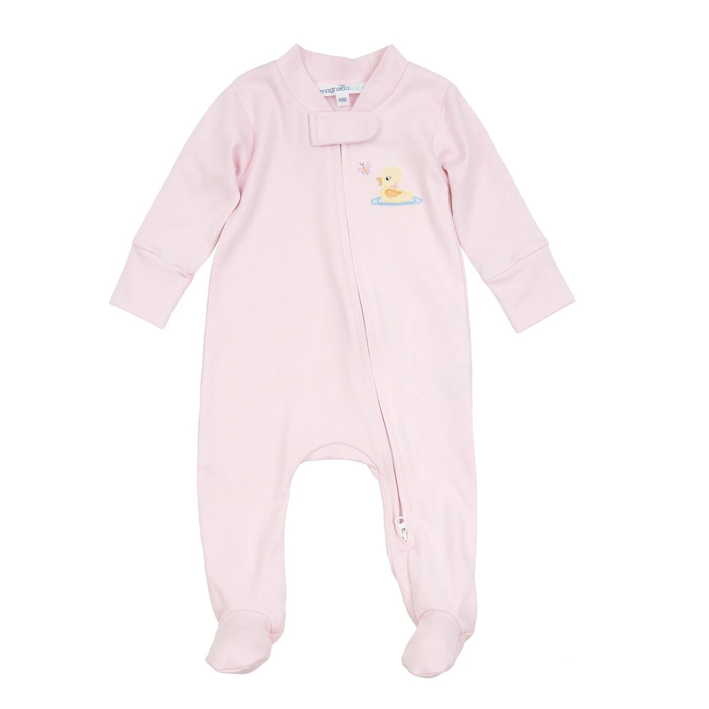 Darling Ducklings Zipper Footie