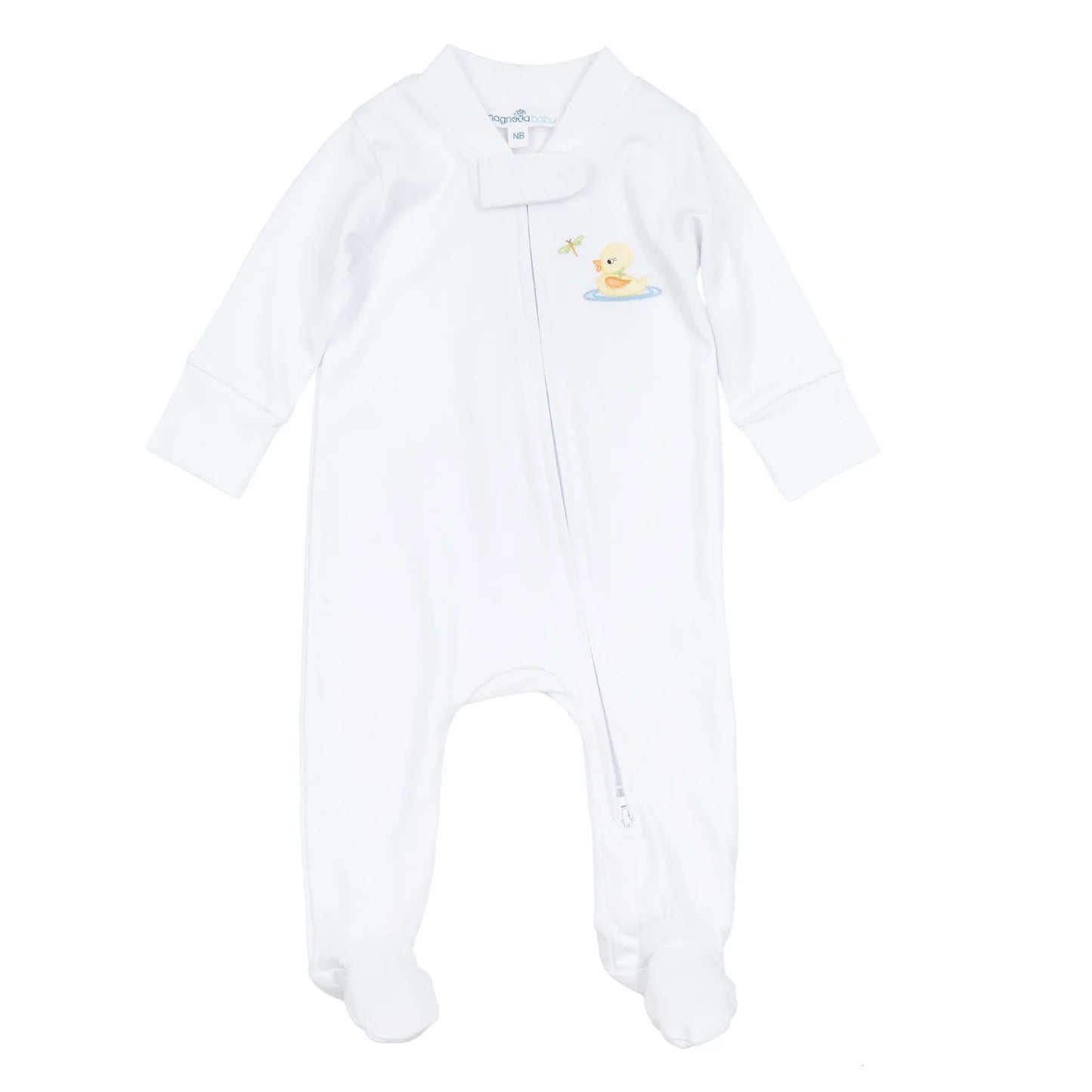 Darling Ducklings Zipper Footie