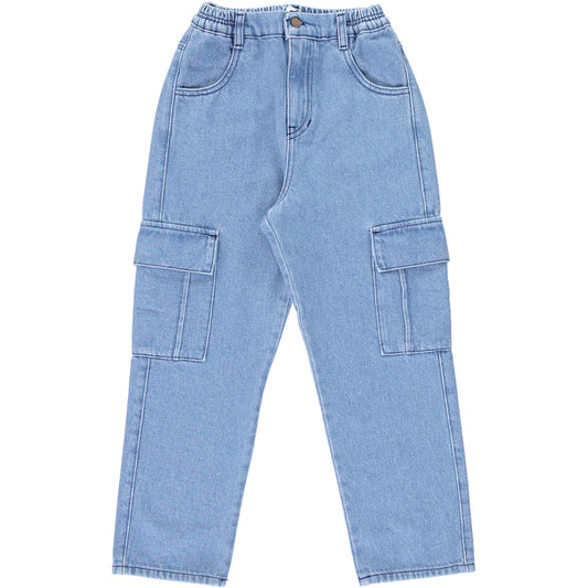 Fallon denim cargo pants
