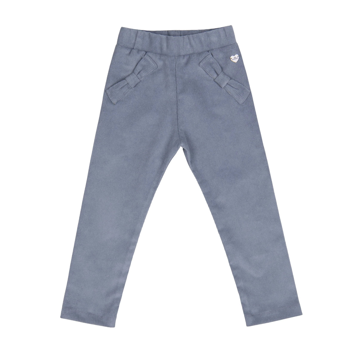 GILIAN | Girls Blue Floral Cotton Blouse & Pant Set
