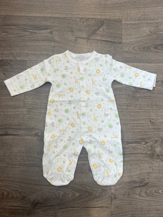 RB animal print footie