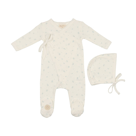 Leaf Print Wrap Gift Set