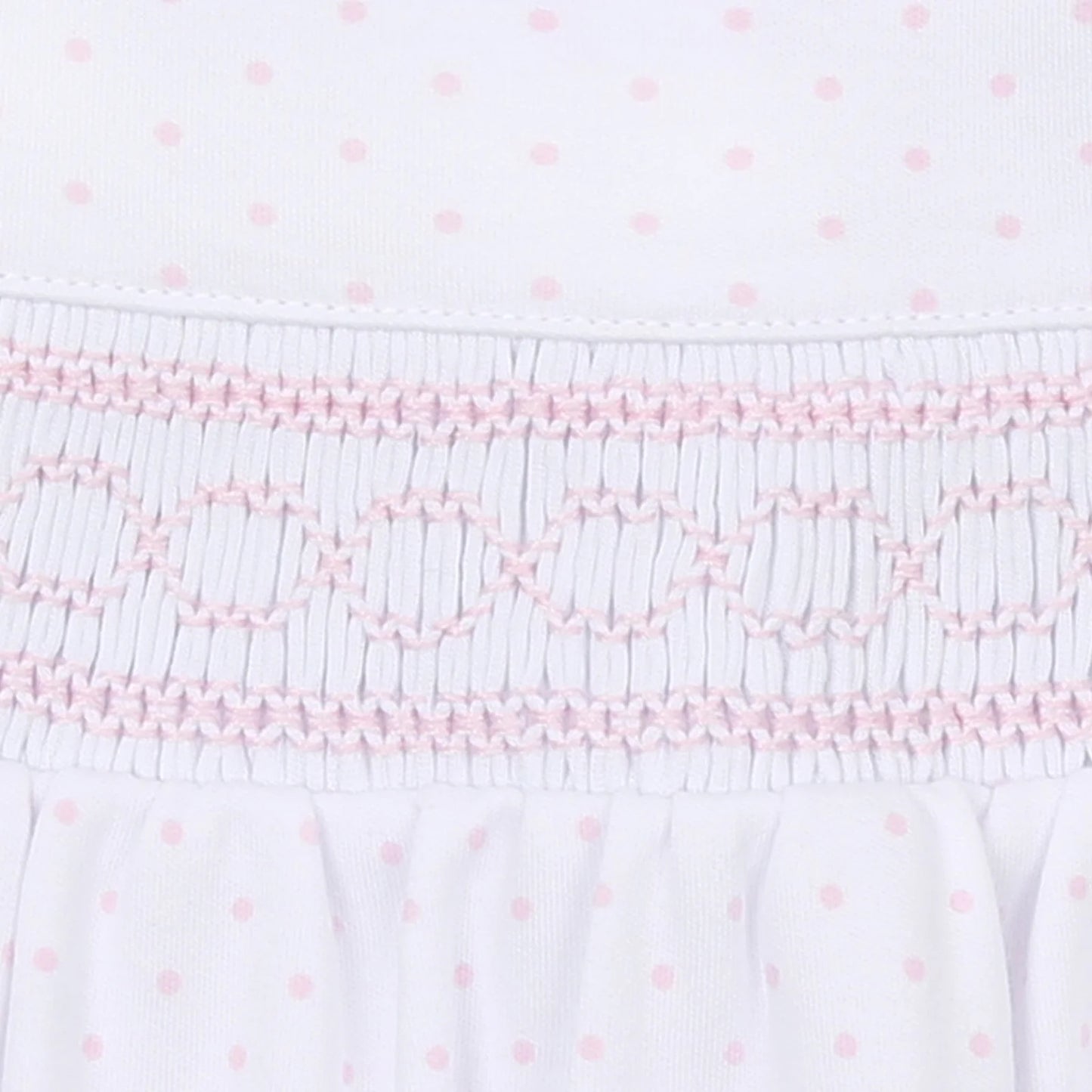 Mini Dots Smocked Footie