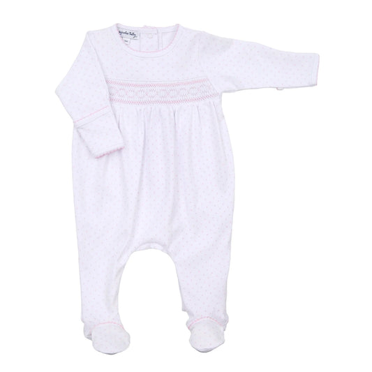 Mini Dots Smocked Footie