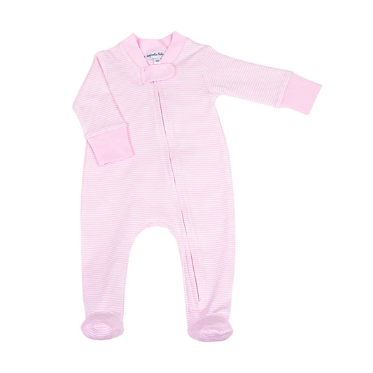 Mini Stripes Fall 24 Zipper Footie