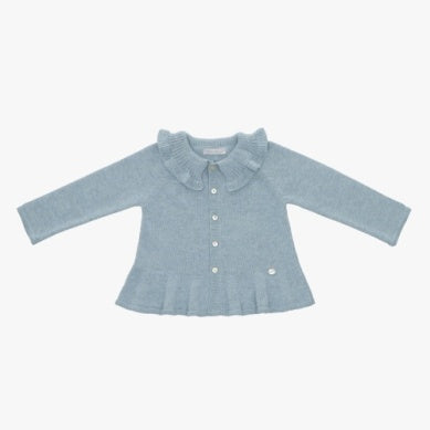 Knit Ruffle Cardigan