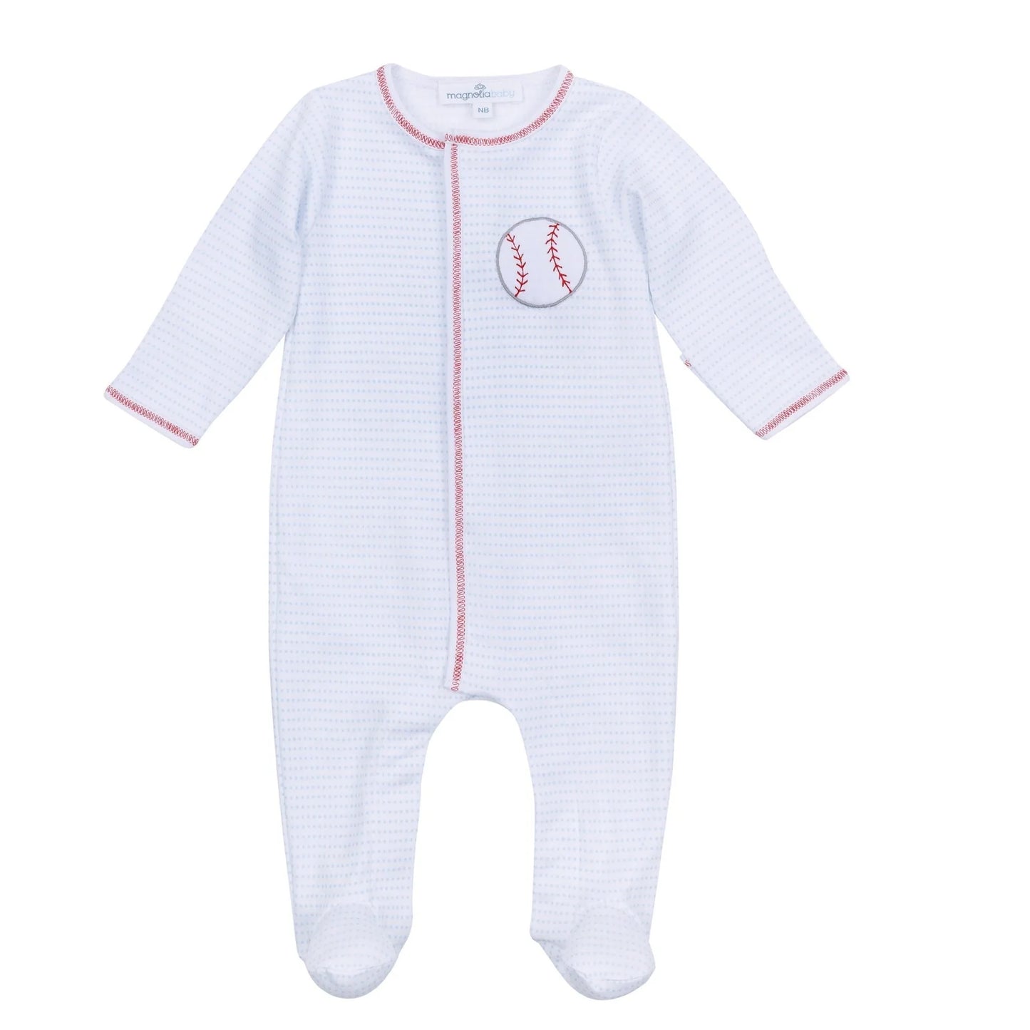 Tiny Slugger Applique Footie