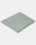 Ash blue knit blanket