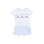 Nautical lounge shorts set