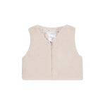 Pink faux fur vest