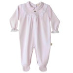 Girls padded collar footie