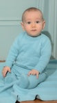 turquoise cloud knit set