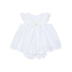 Daisy White Eyelet Bloomer Dress