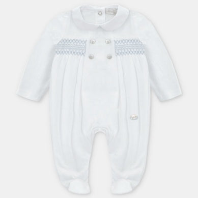 Ansel Smocked Footie