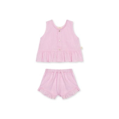 Lina Linen Shorts set
