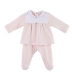 Bubble Dot Collared Footie