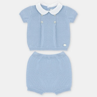 Zachary Knit Bloomer set