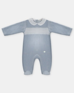 Smock Sweet Dreams velour footie