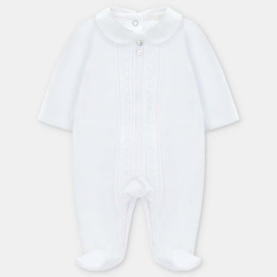 Willam White Velour Footie