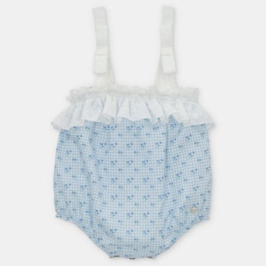 Gingham lace bubble