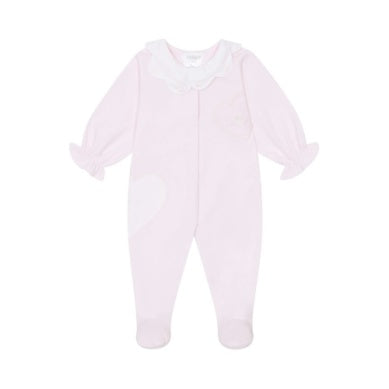 Little miss heart footie