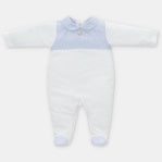 Misty blue footie
