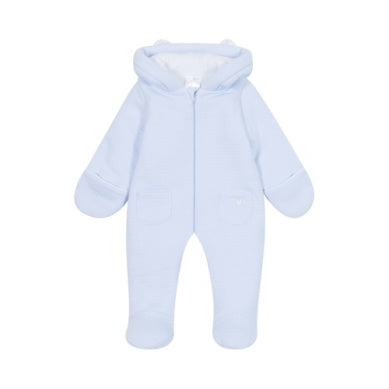 Quilted cotton snowsuit