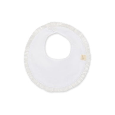 Cotton Bib W/ Lace