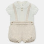 The Marc Suspender Shirt Set