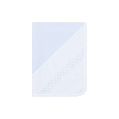 Blue & White stitched blanket