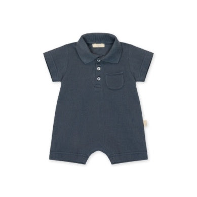 Boys Jersey Polo Romper