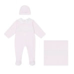 Pink smocked Layette Set