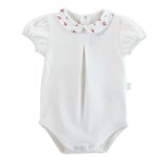 Ruby Floral Collar Onesie
