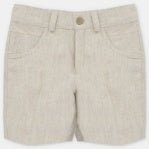 Neutral Linen Shorts