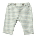 Dk indigo checked pants