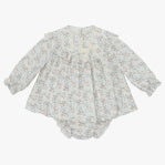 Floral woven matching bloomer set