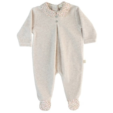 Velour Leah Footie