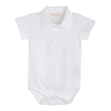 Short Sleeved Polo Onesie