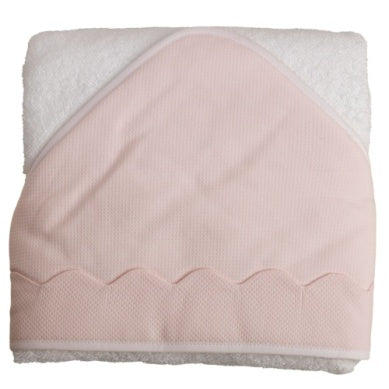 Hooded Bathtowel W/ Pique Hood