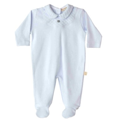 Padded collar footie