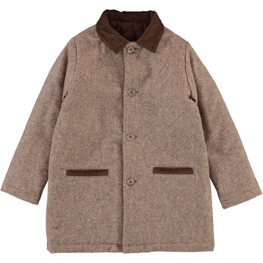 Theodore Coat Pebble