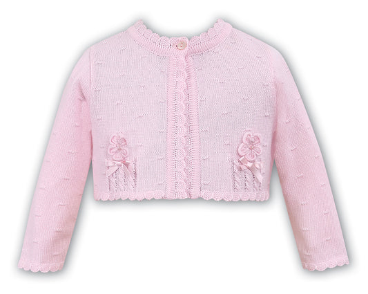 flower detail cardigan