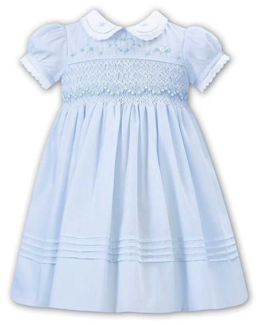 Peter Pan collared cap sleeve dress