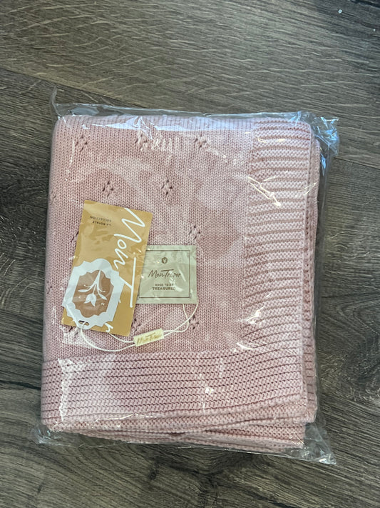 Perfect Pointelle Knit Blanket
