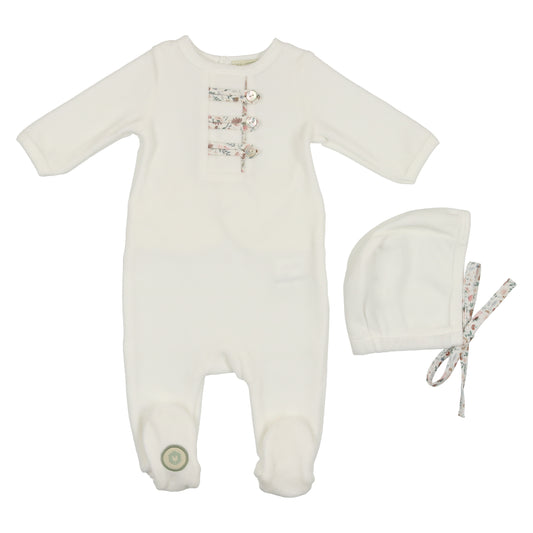 Charmony velour footie gift set