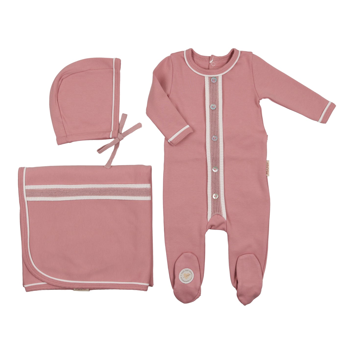 Dimple Dot Layette Set