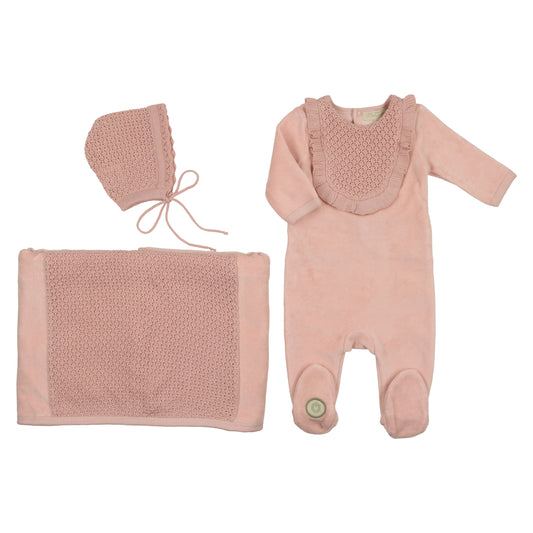 Knit for Nobility Girls Layette Set