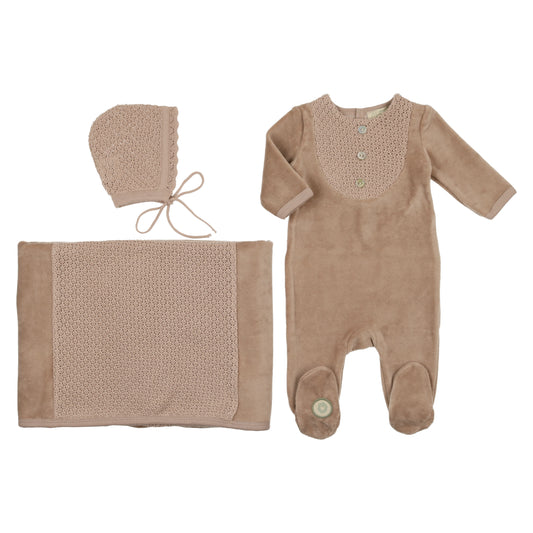 Knit for Nobility Boys Layette Set