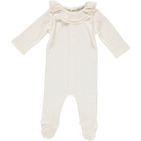 Bebe lace footie