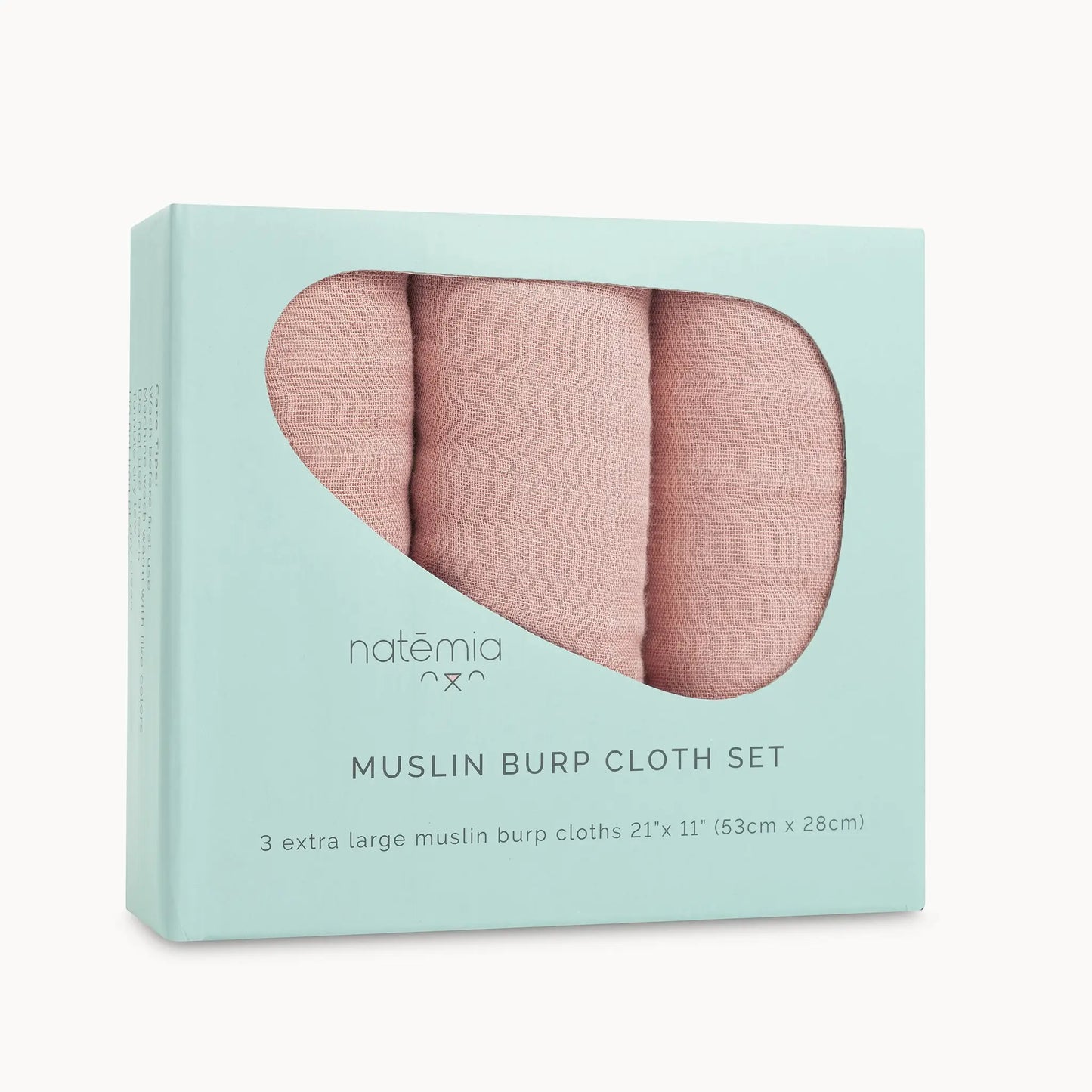 Ultra Soft Muslin Bamboo Burp Cloths - 3 Pack